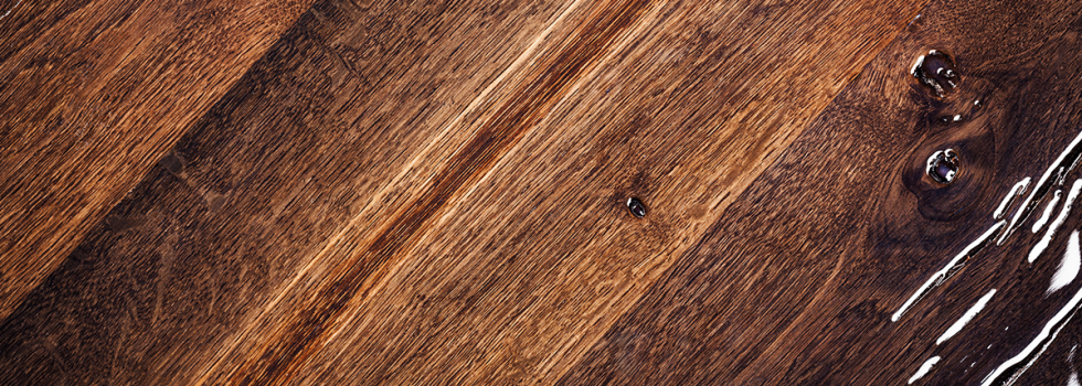 Fossilised oak with glass like lacquer