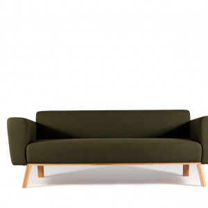 Brad retro design sofa green - VanDen Collection