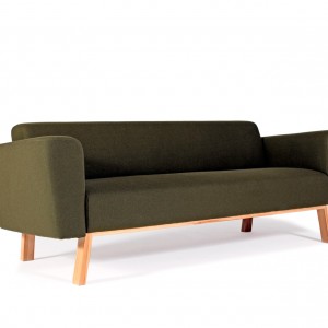 Brad retro design sofa green - VanDen Collection