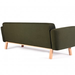 Brad retro design sofa groen - VanDen Collection