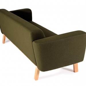 Brad retro design sofa groen - VanDen Collection