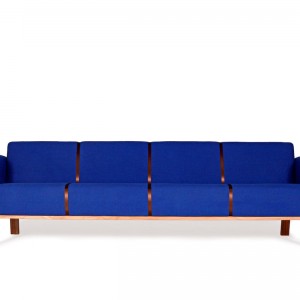 Brad retro design sofa blue - VanDen Collection