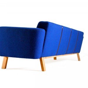 Brad retro design sofa blue - VanDen Collection