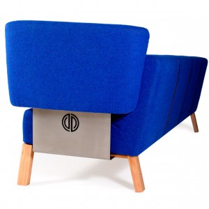 Brad retro design sofa blue - VanDen Collection